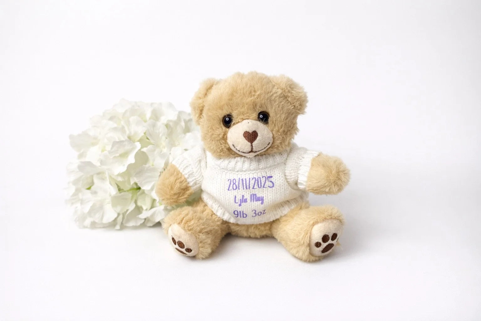 Snuggle Personalised Keepsake Teddy Box
