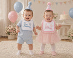 Baby’s First Birthday Bib & Party Hat Set