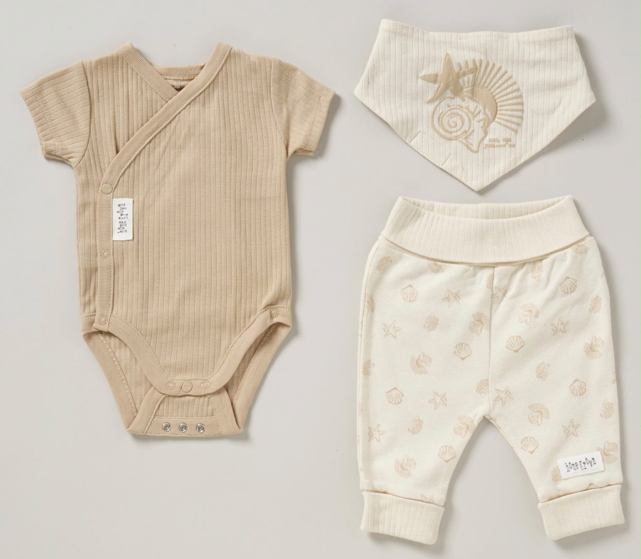 Little Explorer 3-Piece Baby Set – Biscuit