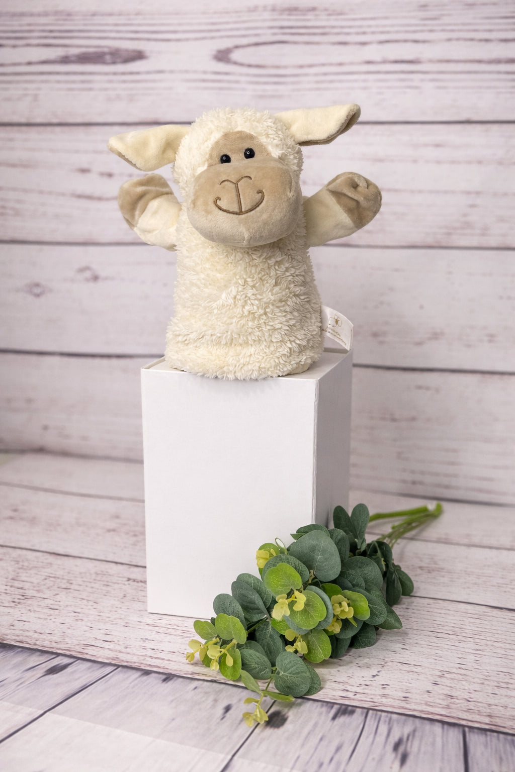 Little Lamb Hand Puppet Baby Gift Box