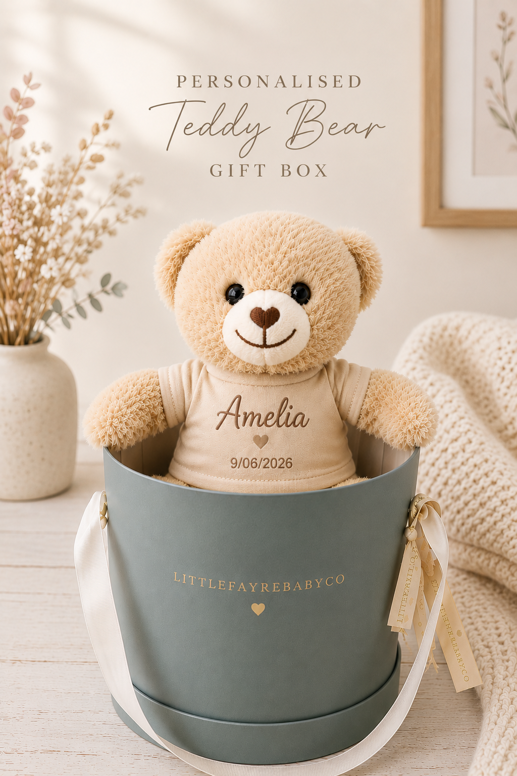 Personalised Teddy Bear Gift Box