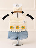 3 Piece Crochet Summer Set