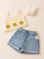 3 Piece Crochet Summer Set