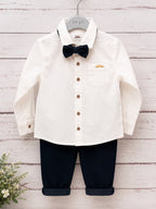 Little Gent 3-Piece Occasion Outfit with Bow Tie & Braces