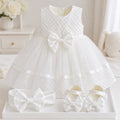 Ivory White Baby Occasion & Christening Dress Set