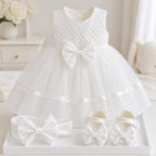 Ivory White Baby Occasion & Christening Dress Set