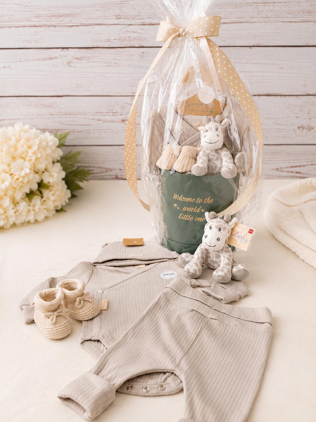 Organic Cotton Baby Gift Set | Grow With Me | Ready to Gift