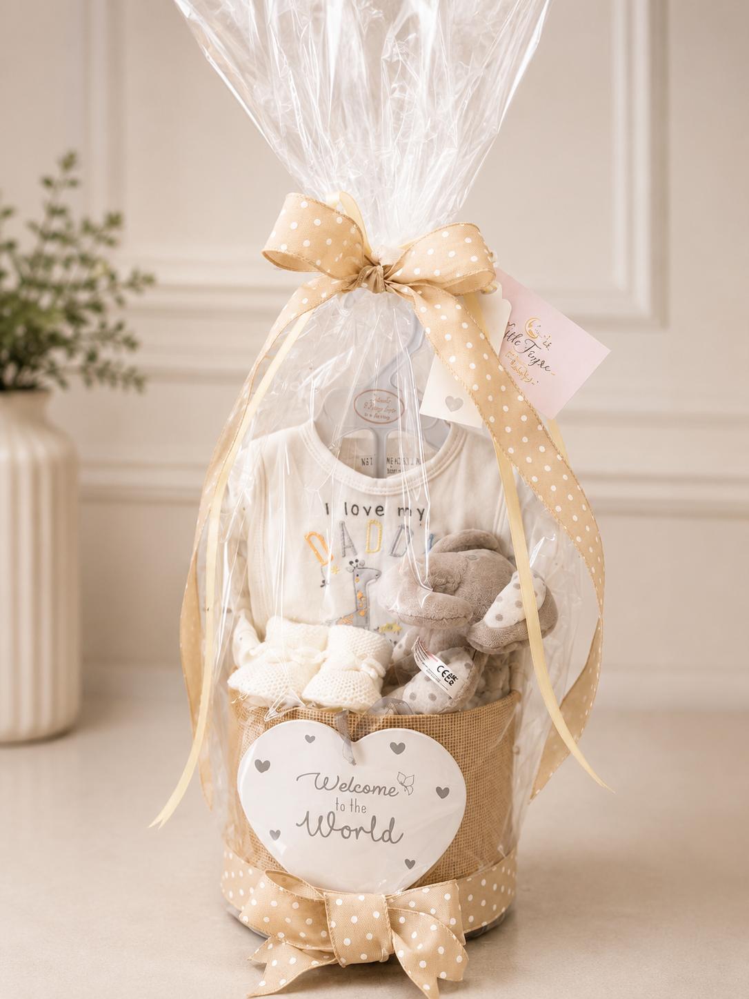 Luxury Neutral New Baby Gift Hamper