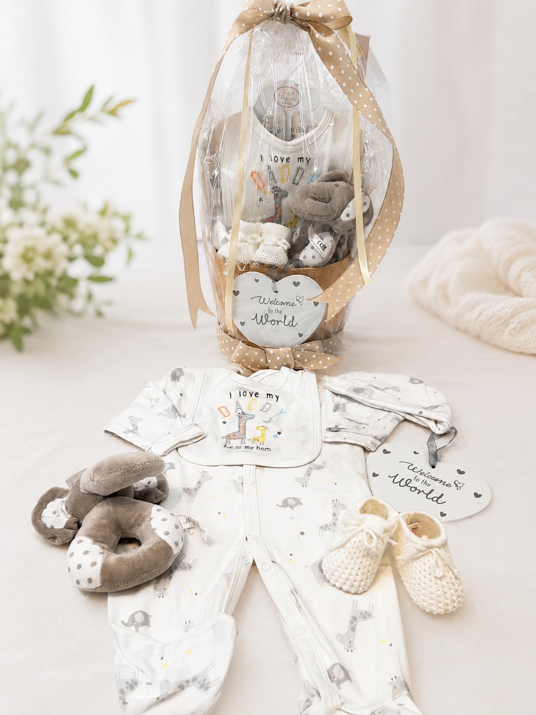 Luxury Neutral New Baby Gift Hamper
