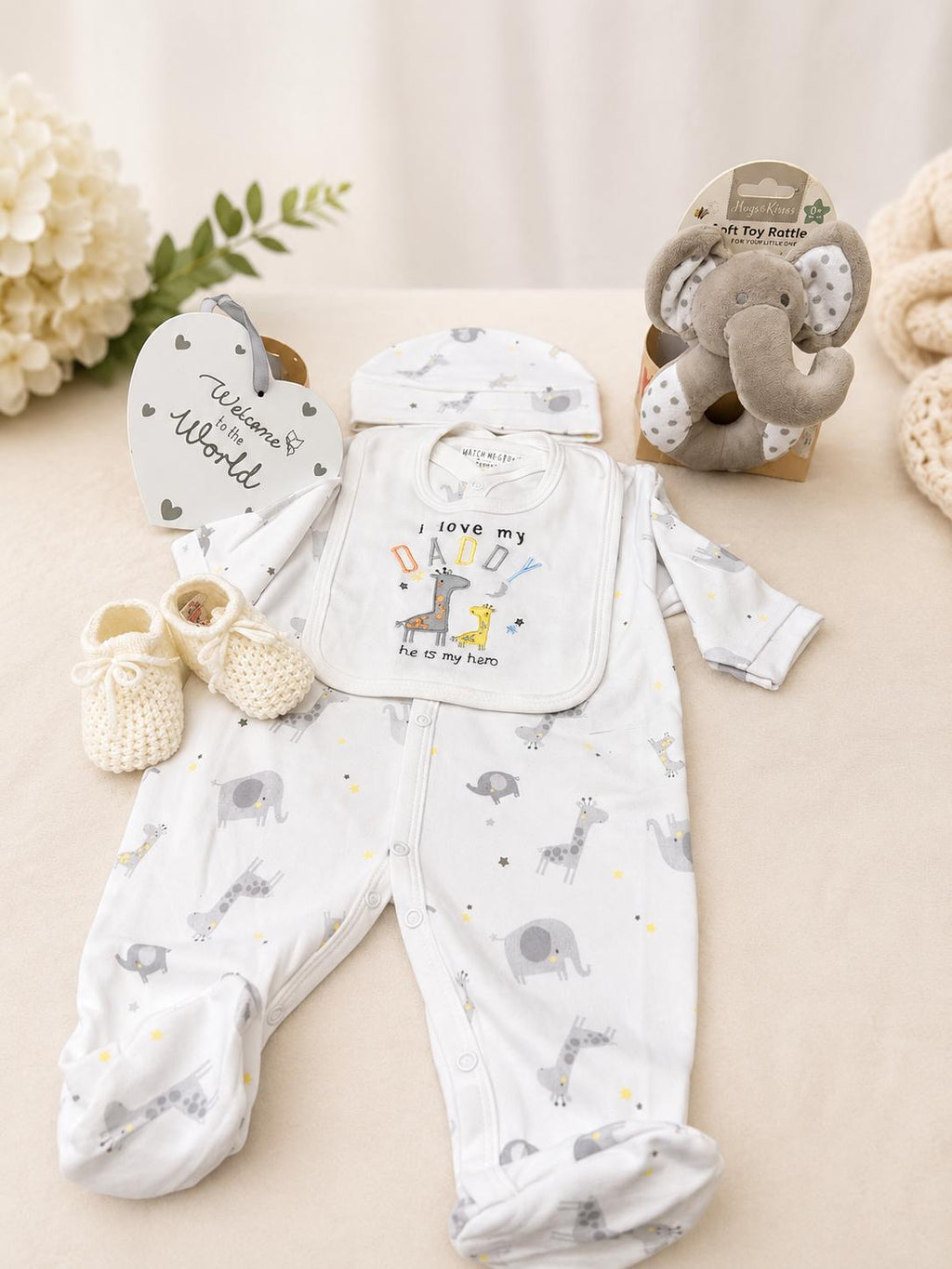 Luxury Neutral New Baby Gift Hamper