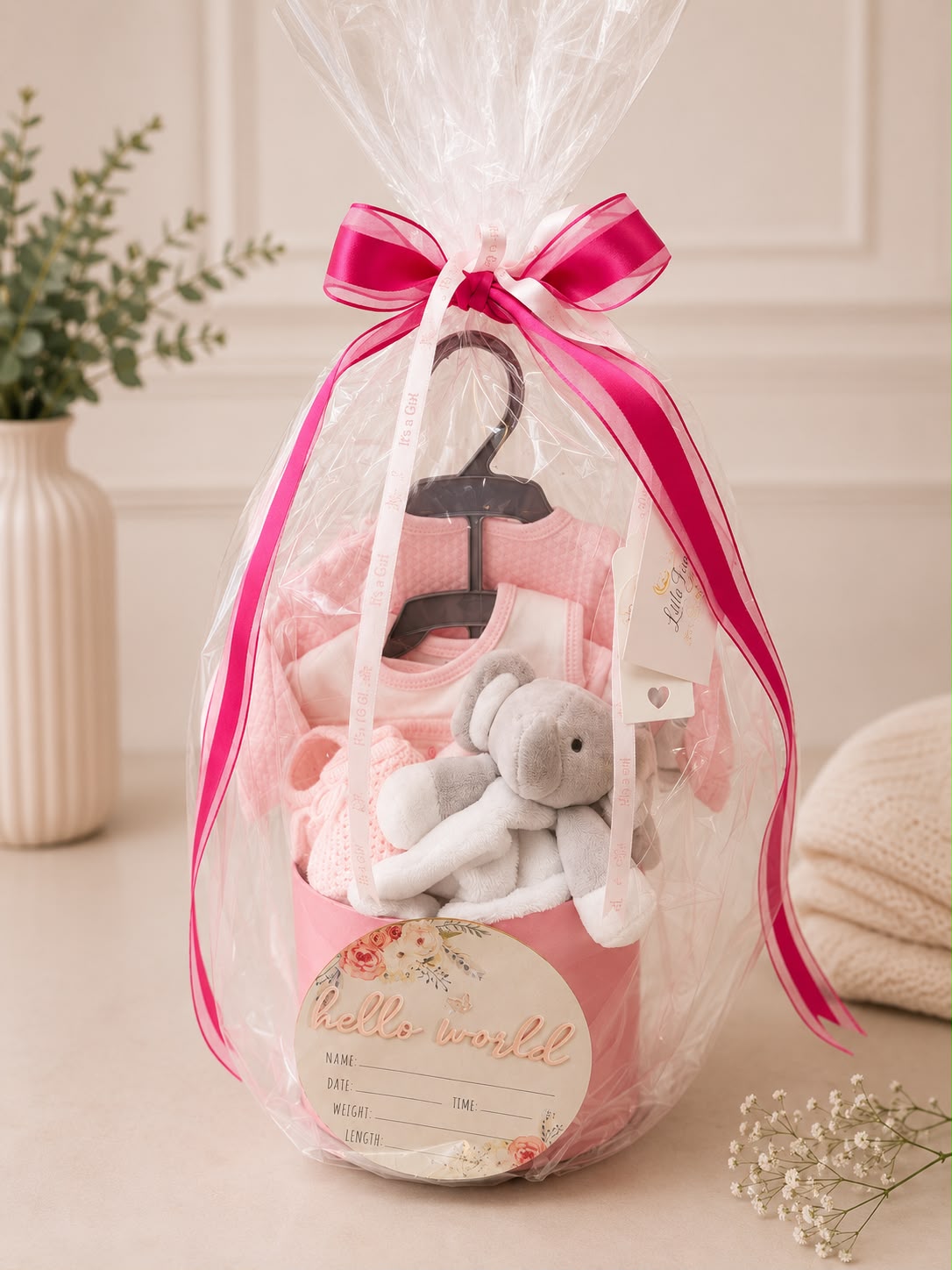 First Size Baby Gift Set (5–8 lb) – Pink | Ready to Gift